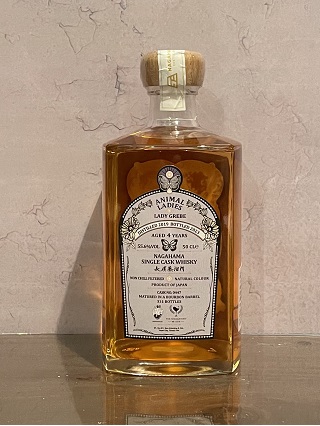 ウイスキーファインド アニマル レイディズ Lady Grebe シングルカスク長濱 2019 4年 55.6度 500ml 正規品