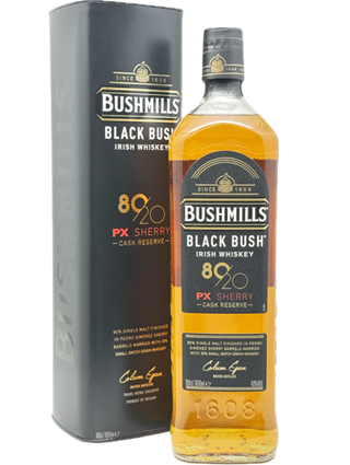 ブッシュミルズ　ブラックブッシュ　80/20　PXシェリーカスク　40度　1000ｍｌ　正規品